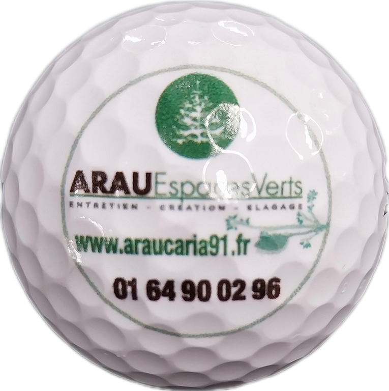 balle de golf personnalisée ARAU